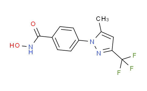 CAS No. 1706457-30-8, N-Hydroxy-4-(5-methyl-3-(trifluoromethyl)-1H-pyrazol-1-yl)benzamide