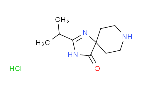 CAS No. 1707367-86-9, 2-Isopropyl-1,3,8-triazaspiro[4.5]dec-1-en-4-one hydrochloride