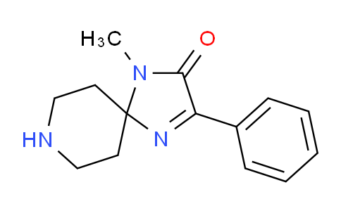 CAS No. 1707372-56-2, 1-Methyl-3-phenyl-1,4,8-triazaspiro[4.5]dec-3-en-2-one