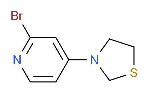 CAS No. 1707391-26-1, 3-(2-Bromopyridin-4-yl)thiazolidine
