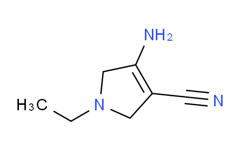 CAS No. 1707563-94-7, 4-Amino-1-ethyl-2,5-dihydro-1H-pyrrole-3-carbonitrile