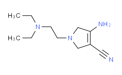 CAS No. 1707563-97-0, 4-Amino-1-(2-(diethylamino)ethyl)-2,5-dihydro-1H-pyrrole-3-carbonitrile