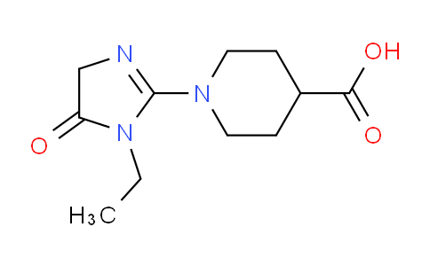 CAS No. 1707566-61-7, 1-(1-Ethyl-5-oxo-4,5-dihydro-1H-imidazol-2-yl)piperidine-4-carboxylic acid