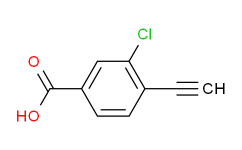 CAS No. 1866562-06-2, 3-Chloro-4-ethynylbenzoic acid