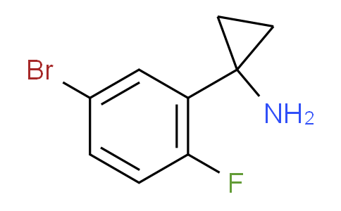 CAS No. 1248503-74-3, 1-(5-Bromo-2-fluorophenyl)cyclopropanamine