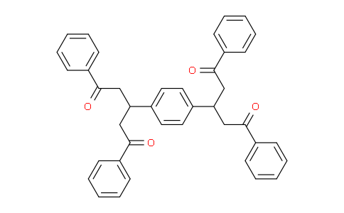 CAS No. 15775-87-8, 3,3’-(1,4-Phenylene)bis(1,5-diphenyl-1,5-pentanedione)