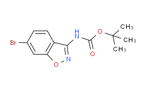 CAS No. 1214899-76-9, tert-Butyl (6-bromobenzo[d]isoxazol-3-yl)carbamate
