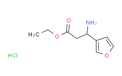 CAS No. 1192069-16-1, Ethyl 3-amino-3-(furan-3-yl)propanoate hydrochloride