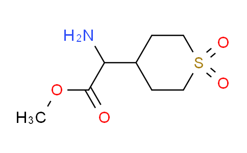 CAS No. 1192182-26-5, Methyl 2-Amino-2-(1,1-dioxido-4-tetrahydrothiopyranyl)acetate