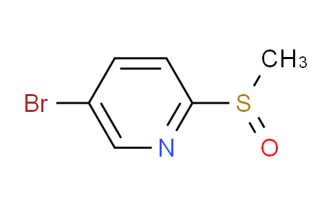 CAS No. 1193244-90-4, 5-Bromo-2-(methylsulfinyl)pyridine