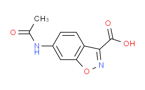 CAS No. 186350-11-8, 6-Acetamidobenzo[d]isoxazole-3-carboxylic acid