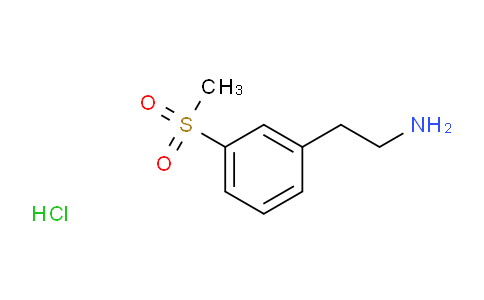 CAS No. 1073666-57-5, 2-[3-(Methylsulfonyl)phenyl]ethylamine Hydrochloride