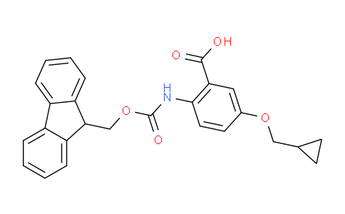 CAS No. 1033194-63-6, 2-(FMOC-AMINO)-5-(CYCLOPROPYLMETHOXY)BENZOIC ACID