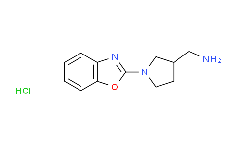 CAS No. 1035840-09-5, (1-(Benzo[d]oxazol-2-yl)pyrrolidin-3-yl)methanamine hydrochloride