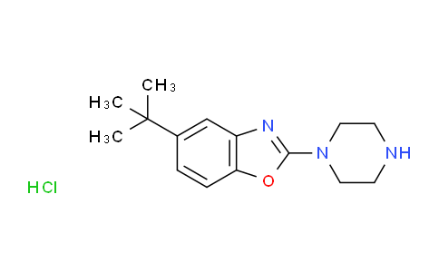 CAS No. 1035840-29-9, 5-(tert-Butyl)-2-(piperazin-1-yl)benzo[d]oxazole hydrochloride