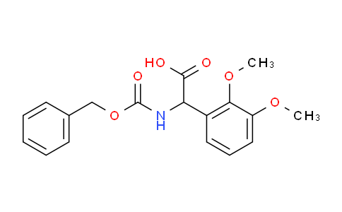 CAS No. 1697104-62-3, 2-(Cbz-amino)-2-(2,3-dimethoxyphenyl)acetic Acid
