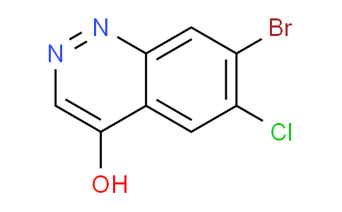 CAS No. 1698027-13-2, 7-Bromo-6-chlorocinnolin-4-ol