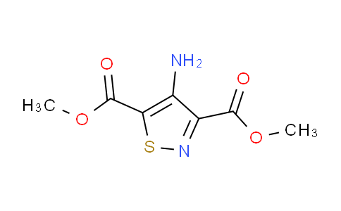 1279214-92-4 | Dimethyl 4-aminoisothiazole-3,5-dicarboxylate