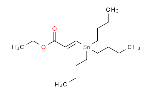 CAS No. 128266-87-5, (E)-ethyl 3-(tributylstannyl)acrylate