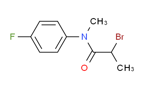 CAS No. 1283551-73-4, 2-Bromo-N-(4-fluorophenyl)-N-methylpropanamide