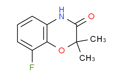 CAS No. 1537310-76-1, 8-Fluoro-2,2-dimethyl-2H-benzo[b][1,4]oxazin-3(4H)-one