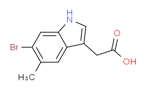 CAS No. 1388026-62-7, 6-Bromo-5-methylindole-3-acetic Acid