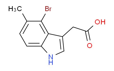 CAS No. 1388072-49-8, 4-Bromo-5-methylindole-3-acetic Acid