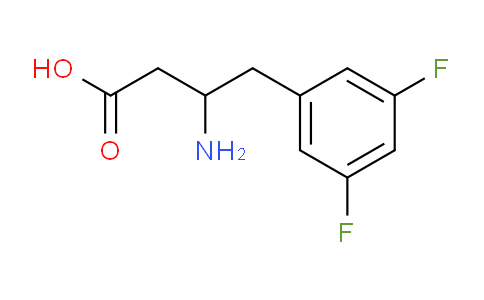 CAS No. 1391085-77-0, 3-Amino-4-(3,5-difluorophenyl)butyric Acid