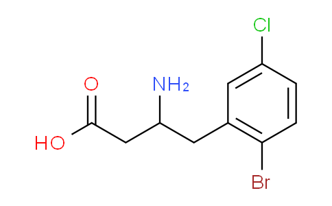CAS No. 1391085-89-4, 3-Amino-4-(2-bromo-5-chlorophenyl)butyric Acid