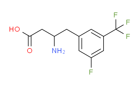 CAS No. 1391202-31-5, 3-Amino-4-[3-fluoro-5-(trifluoromethyl)phenyl]butyric Acid