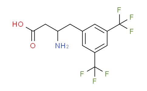 CAS No. 1391230-73-1, 3-Amino-4-[3,5-bis(trifluoromethyl)phenyl]butyric Acid