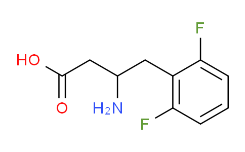 CAS No. 1391249-09-4, 3-Amino-4-(2,6-difluorophenyl)butyric Acid