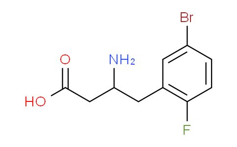 CAS No. 1391305-59-1, 3-Amino-4-(5-bromo-2-fluorophenyl)butyric Acid
