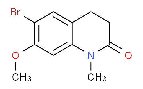 CAS No. 1392223-83-4, 6-Bromo-7-methoxy-1-methyl-3,4-dihydroquinolin-2(1H)-one