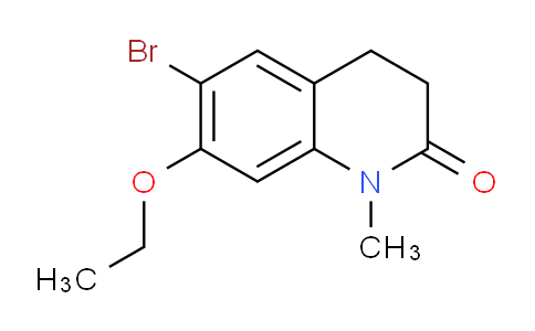 CAS No. 1392223-84-5, 6-Bromo-7-ethoxy-1-methyl-3,4-dihydroquinolin-2(1H)-one