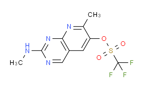 CAS No. 1454682-77-9, 7-Methyl-2-(methylamino)pyrido[2,3-d]pyrimidin-6-yl trifluoromethanesulfonate