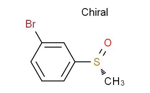 CAS No. 188539-86-8, (R)-1-Bromo-3-(methylsulfinyl)benzene