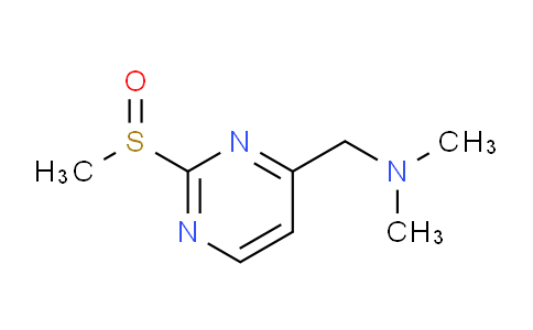 CAS No. 1823870-62-7, N,N-Dimethyl-1-(2-(methylsulfinyl)pyrimidin-4-yl)methanamine