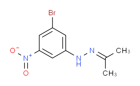 CAS No. 1823892-71-2, 1-(3-Bromo-5-nitrophenyl)-2-(propan-2-ylidene)hydrazine