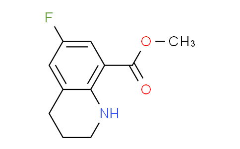 CAS No. 1823905-36-7, Methyl 6-fluoro-1,2,3,4-tetrahydroquinoline-8-carboxylate