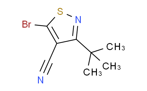CAS No. 1823924-60-2, 5-Bromo-3-(tert-butyl)isothiazole-4-carbonitrile