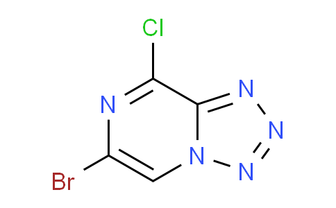 CAS No. 1823940-34-6, 6-Bromo-8-chlorotetrazolo[1,5-a]pyrazine