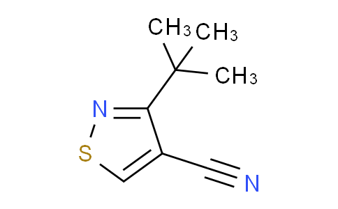 CAS No. 1823963-50-3, 3-(tert-Butyl)isothiazole-4-carbonitrile