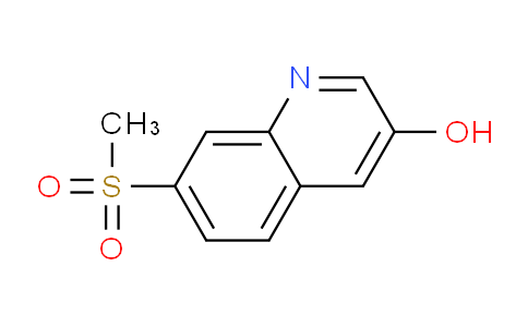 CAS No. 1824103-05-0, 7-(Methylsulfonyl)quinolin-3-ol
