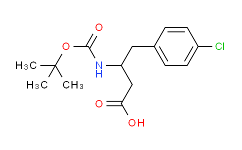 CAS No. 1824131-52-3, 3-(Boc-amino)-4-(4-chlorophenyl)butyric Acid