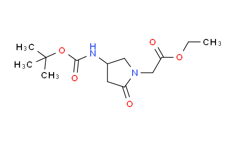 CAS No. 1824187-08-7, Ethyl 4-(Boc-amino)-2-oxopyrrolidine-1-acetate