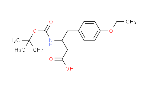 CAS No. 1824464-45-0, 3-(Boc-amino)-4-(4-ethoxyphenyl)butyric Acid
