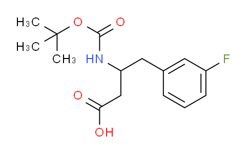 CAS No. 1824506-79-7, 3-(Boc-amino)-4-(3-fluorophenyl)butyric Acid