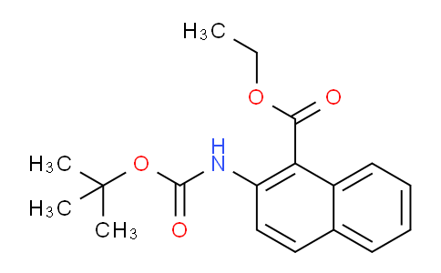 CAS No. 1824676-62-1, Ethyl 2-(Boc-amino)-1-naphthoate