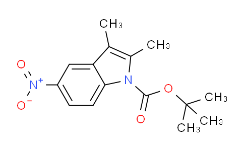 CAS No. 1824681-49-3, 1-Boc-2,3-dimethyl-5-nitro-1H-indole